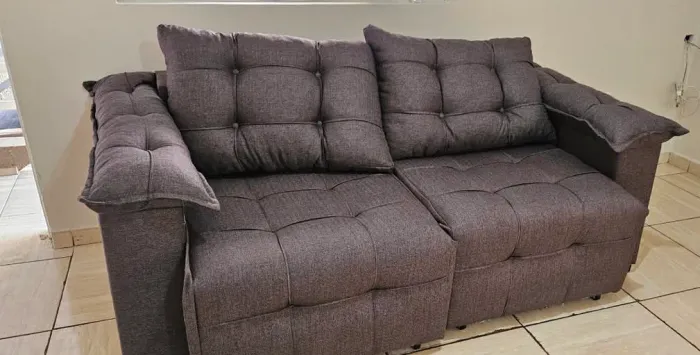 Sofá retrátil / NOVO / ENTREGAMOS / PROMOÇÃO 