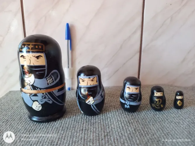 Bonecas Russas Ninja - Coleção Exclusiva