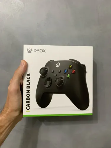 Controle Xbox Carbon Black - Original Lacrado