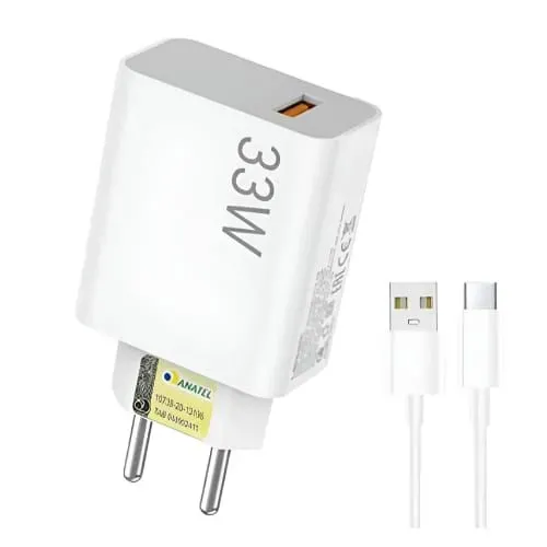 Carregador Rápido 33W para Celular TIPO C