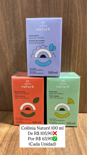 Colônia Infantil Naturé 100 ml