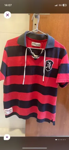 Camisa retrô rubro negra