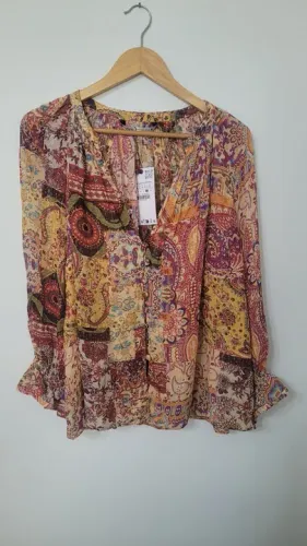 Camisa Estampada da Zara - LEIA A DESCRIÇÃO
