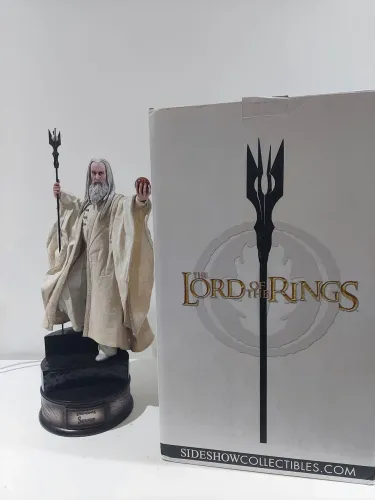 Estátua saruman senhor dos Anéis sideshow 1/4 Premium