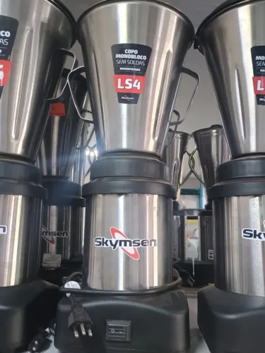 LIQUIDIFICADOR BAIXA ROTAÇÃO SKYMSEN 4 LITROS - NOVO