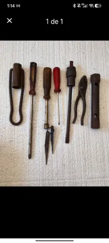 Lote de ferramentas usado