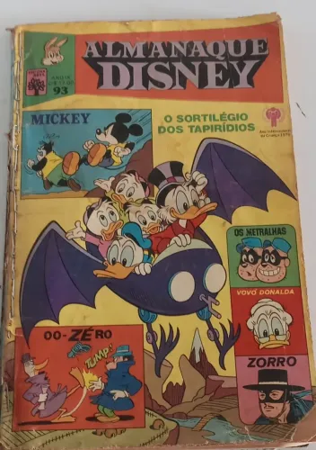 Almanaque Disney n° 93 - Raríssimo de 1979