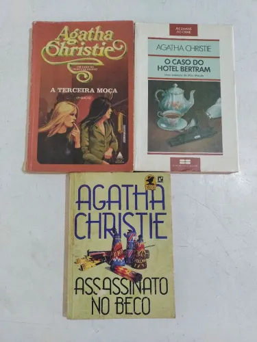 Livros Agatha Christie Usados Veja as Fotos e Detalhes na Descrição