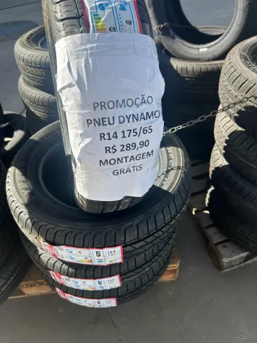 Pneu R14 175/65 Montagem grátis 