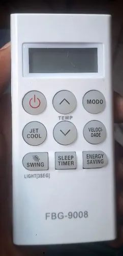 Controle remoto do ar condicionado LG
