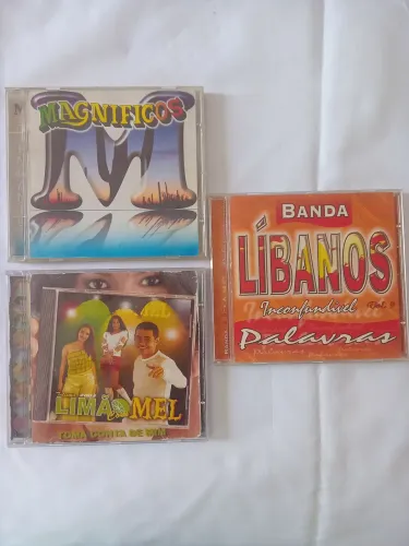 3 cds de forró antigo 10 reais cada 1 