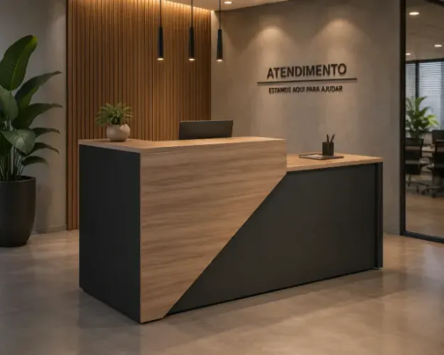 BALCAO ATENDIMENTO MADRID DIR 25mm 170X60