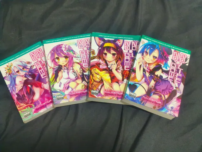 Light Novels Vol.1 a 4 - NO GAME NO LIFE - Editora NewPop