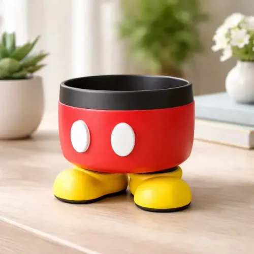 Vaso Decorativo Inspirado No Mickey Em Impressão 3d | Porta