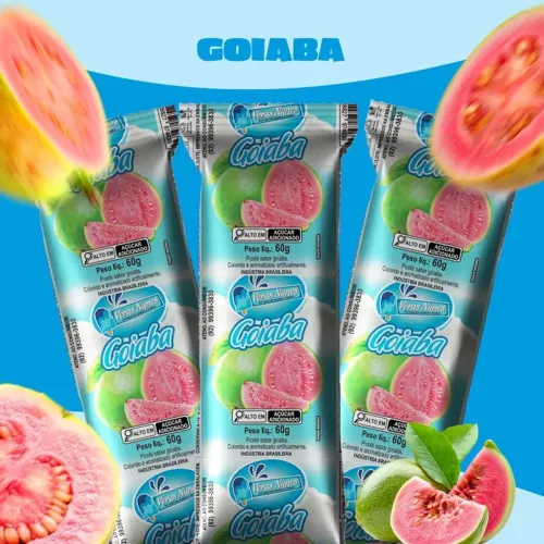 Picolé de Goiaba Veras Nunes - Sabor que conquista a cada mordida!