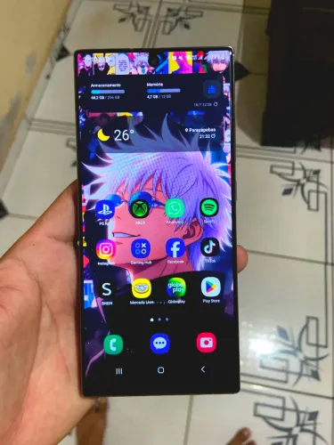 Vendo ou troco galaxy note 20 ultra por um "S". Apenas a biométria que não funciona...