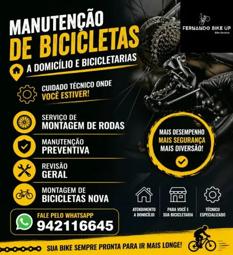 Mecânico montador bicicletas 
