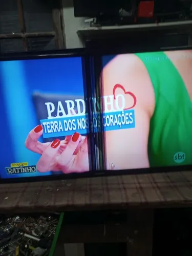 Tv Samsung no estado para retirada de peças ou concerto tv com defeito de tela