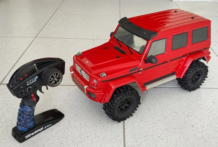 Automodelo Crawler Traxxas Trx-4 Mercedes-Benz G 500 1/10 - 4x4 Combo 3s e Rádio TQI 4Ch