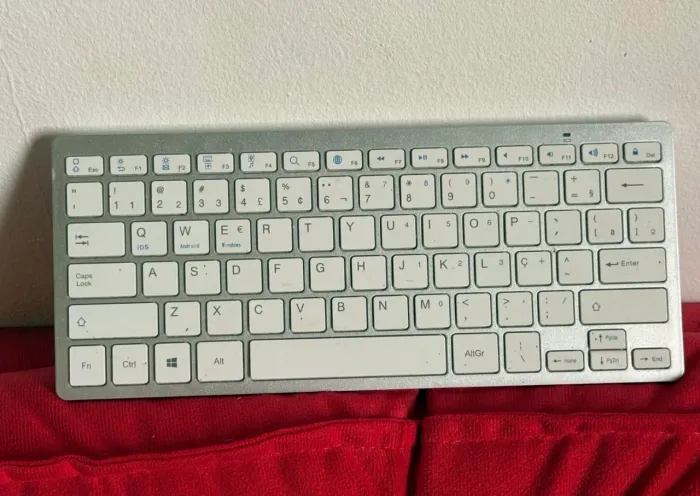 Teclado para tablet, iPad; sem fio, Bluetooth