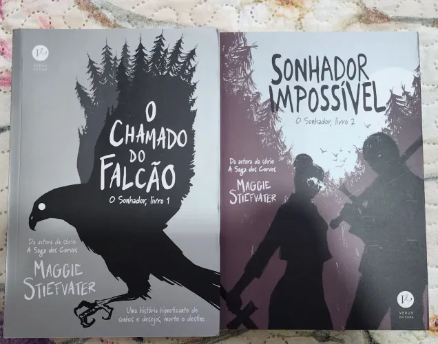 Livro o Chamado do Falcão + Sonhador Impossível de Maggie Stiefvater