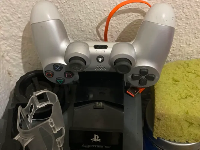 Controle ps4 com carregador
