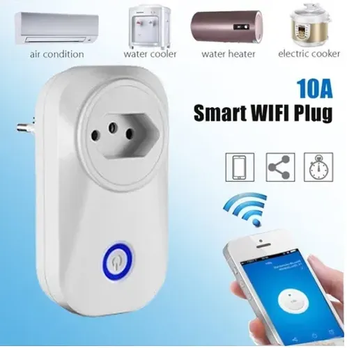 Tomada Inteligente Smart Wifi compatível Google Home Alexa Automação Residencial XT2193 XT