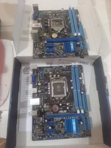 Lote com 2 placas funcionando h61 asuz