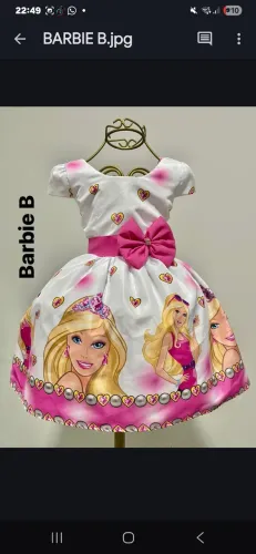 Vestidos infantis temáticos no Atacado