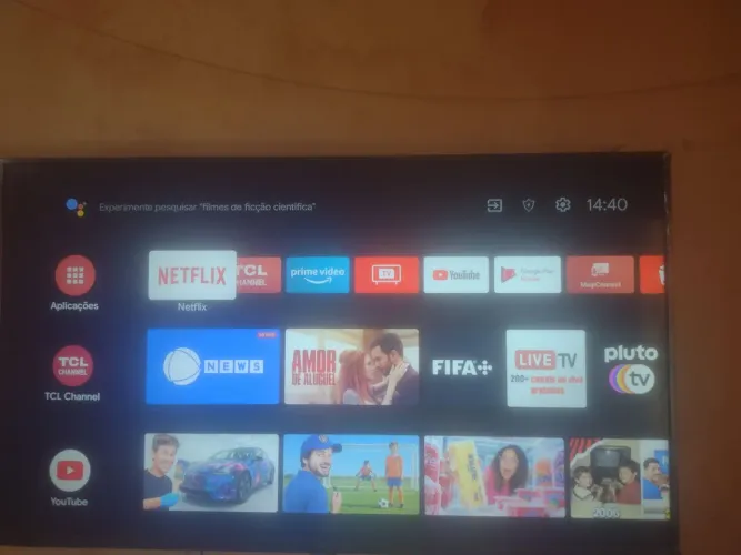 Tv TCL 50 polegadas SMART 4k Android 