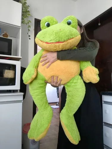 Sapo de pelúcia gigante