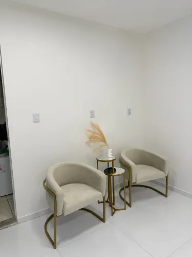 Poltrona Bege para Escritório, Salão, Sala de Espera