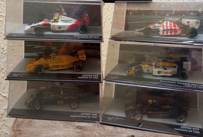 Miniatura 1/43 lendas brasileiras fórmula 1