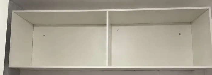 Armário aberto para cozinha