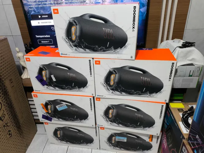 Caixa Bluetooth JBL JBL Boombox 4 Lacrada - 1 Ano de Garantia Nota Fiscal