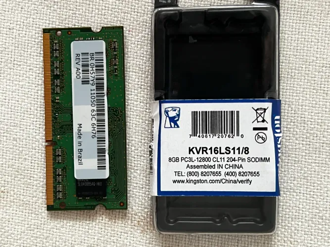 Memória ram 4Gb kVR16LS11/4