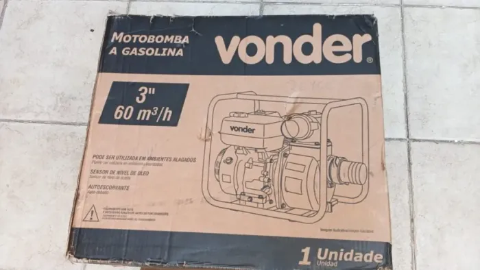Motobomba a gasolina Vonder de 3" (7 CV), 4 tempos