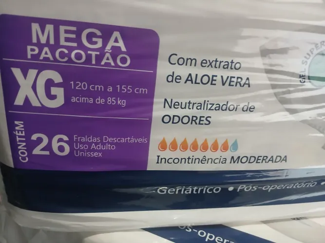 Fraldas adulto confort XG 26 Unidades