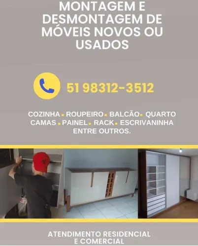 Montagem de móveis e marcenaria 