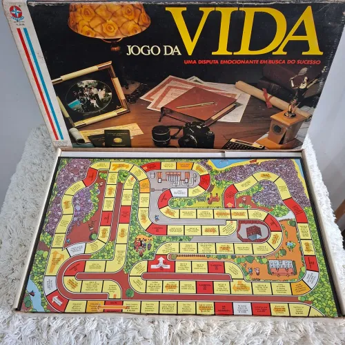 Jogo de Tabuleiro Vintage Jogo da Vida 1992 Estrela