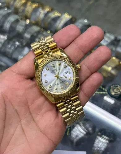 Relógio Rolex Datejust Masculino Pulseira Aço