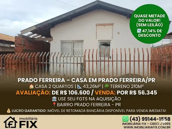 ? Compra Direta: Garanta este imóvel adjudicado sem a disputa de leilão!