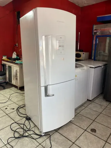 Geladeira Inversa Frost free 220w 430L Brastemp Ative Painel digital