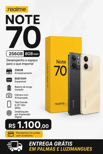 Realme Note 70 | 256GB + 8GB RAM