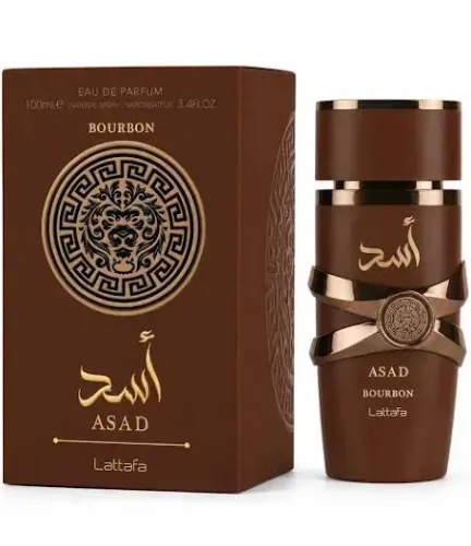 Asad Bourbon Lattafa Perfumes Eau de Parfum - Perfume Masculino 100ml