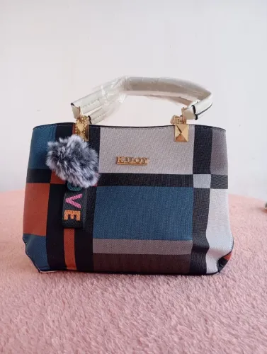 Bolsa Feminina Xadrez Kuoy
