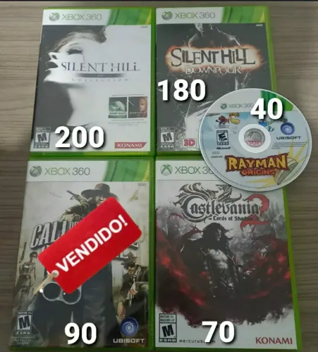Jogos Xbox 360 Originais (Lote)