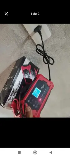 Carregador de bateria de carro e moto novo