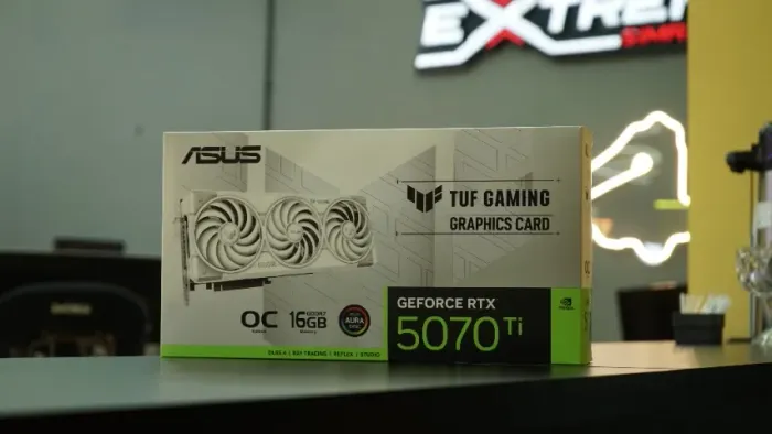 RTX 5070 Ti 16GB Asus TUF White OC - 21x no cartão- Loja Física!