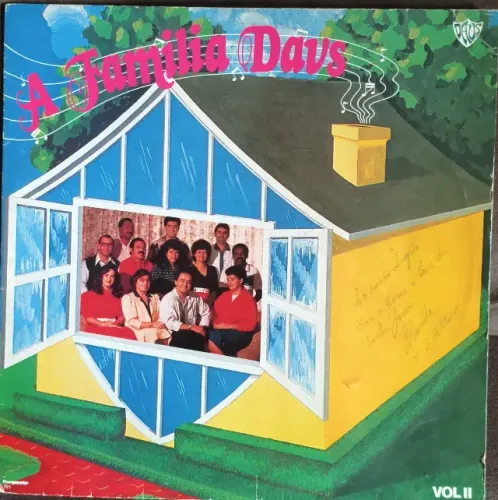 Lp Disco de Vinil Gospel Evangélico Família Davs - Momentos com a família Vol. 2